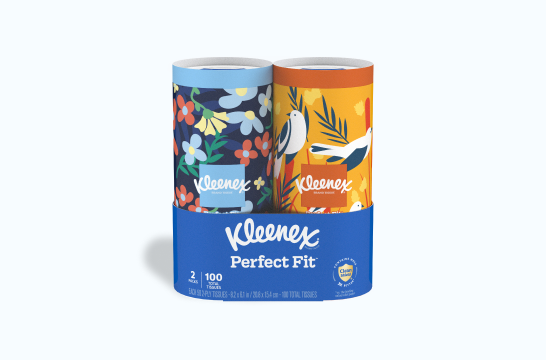 Kleenex® Perfect Fit Facial Tissue Cylinders