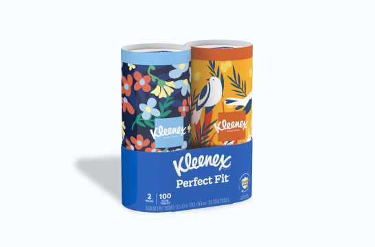 Kleenex® Perfect Fit Facial Tissue Cylinders