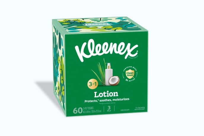 Kleenex® Lotion Facial Tissues - Cube Box