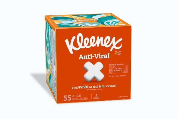 Kleenex® Anti-Viral† Facial Tissues