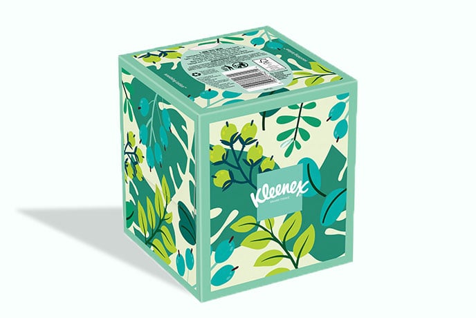 Kleenex® Lotion Facial Tissues - Cube Box