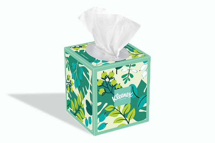 Kleenex® Lotion Facial Tissues - Cube Box