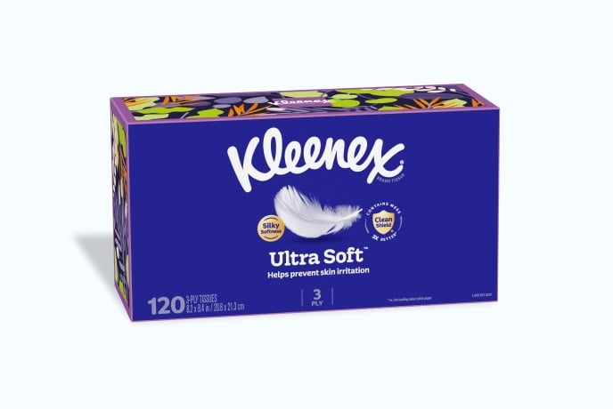 Kleenex® Ultra Soft™ Facial Tissues - Rectangular Box