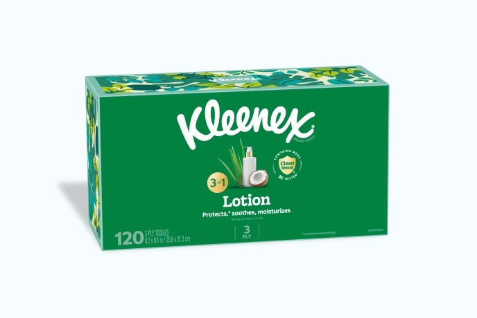 Kleenex® Lotion Facial Tissues - Rectangular Box