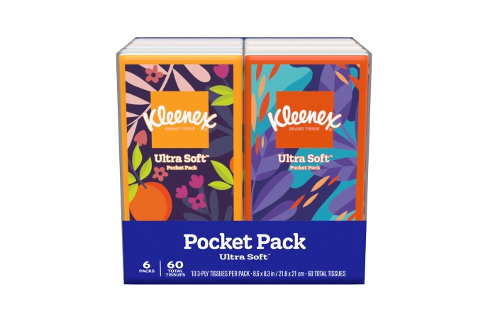 Kleenex® On-The-Go Ultra Facial Tissues - Pocket Pack